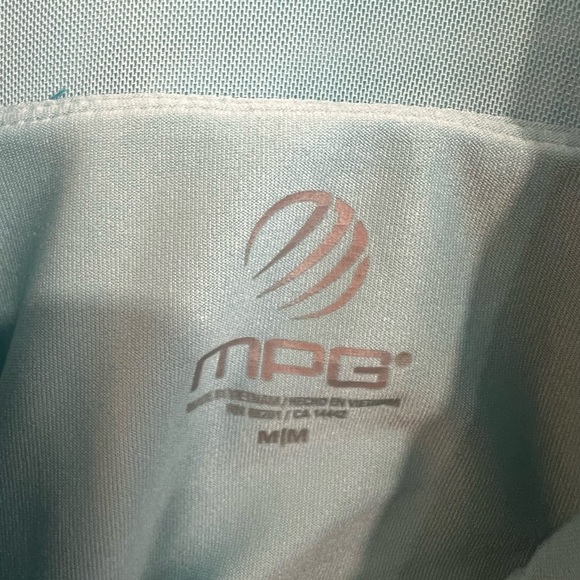 MPG Size Medium Aqua Print Athletic Wear size M - Picture 6 of 7